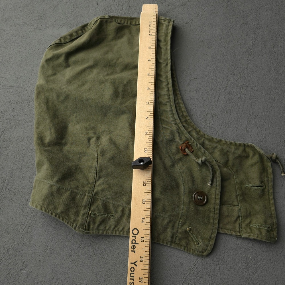 Vintage 1940s Green M-1943 Field Jacket Hood Medium Military US Army M-43 - Picture 10 of 10